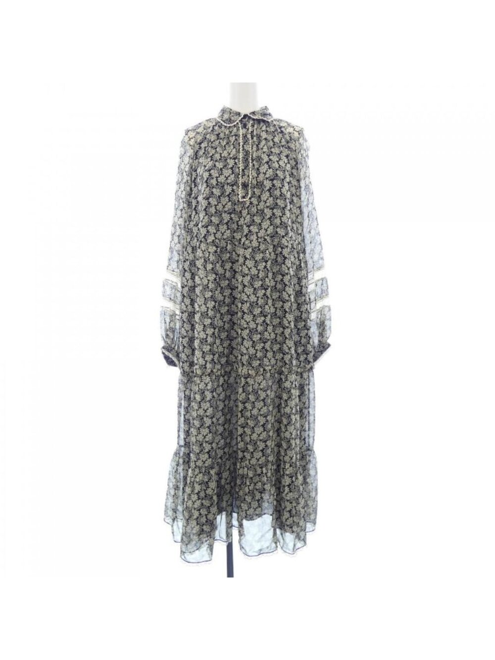 Celine Silk Georgette Plastic Tall Dress